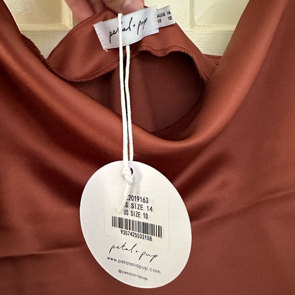 NWT Petal & Pup Cyprus Midi Cowlneck Dress - Picture 6 of 7